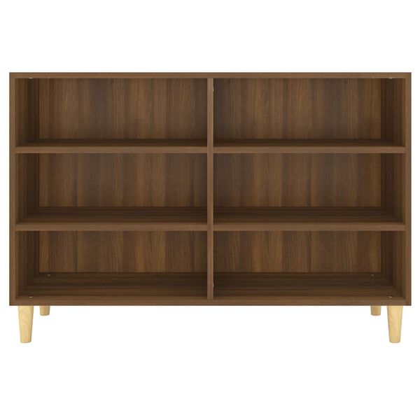 vidaXL Sideboard Braun Eichen-Optik 103,5x35x70 cm Holzwerkstoff