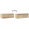 vidaXL TV-Schrank Sonoma-Eiche 80x31x25,5 cm Holzwerkstoff