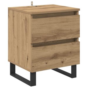 vidaXL Nachttisch Artisan-Eiche 40 x 35 x 50 cm Holzwerkstoff
