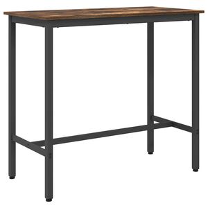 vidaXL Tisch Ger&auml;ucherte Eiche 100 x 50 x 90,5 cm