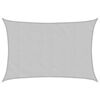 vidaXL Sonnensegel Hellgrau 3x2 m 100% Polyester Oxford