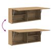 vidaXL Bad-Wandschrank Artisan-Eiche 100x25x40 cm Holzwerkstoff