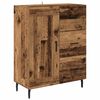 vidaXL Highboard mit Schubladen 2 pcs Altholz Engineered Wood und Glas