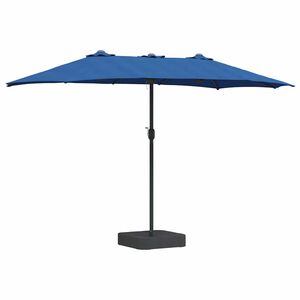 vidaXL Garten-Sonnenschirm 385 x 209 x 244 cm Polyester und Stahl