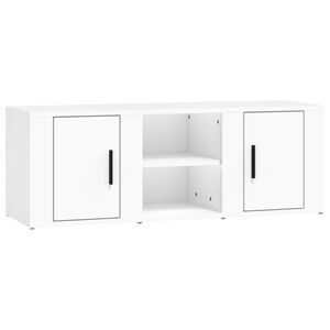 vidaXL TV-Schrank Wei&szlig; 100x31,5x35 cm Holzwerkstoff
