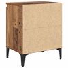 vidaXL Nachttisch Altholz 40 x 30 x 50 cm Holzwerkstoff