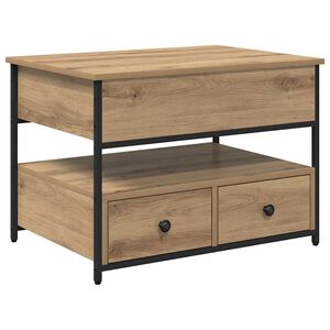 vidaXL Couchtisch Artisan-Eiche 70 x 50 x 54,5 cm Holzwerkstoff