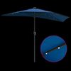 vidaXL Gartenparasol Azurblau 294 x 150 x 224 cm Stoff