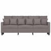 vidaXL 3-Sitzer-Sofa Taupe 180 cm Stoff