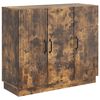vidaXL Sideboard Ger&auml;ucherte Eiche 89 x 34,5 x 77 cm Holzwerkstoff
