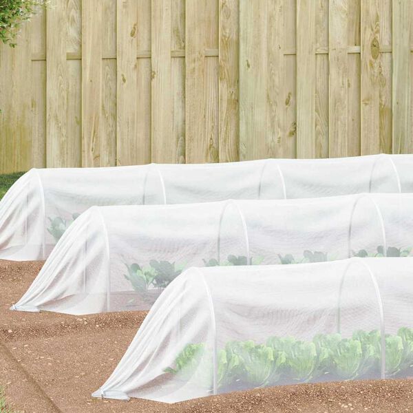 vidaXL Insektennetz Wei&szlig; 2 x 25 m Polyethylen
