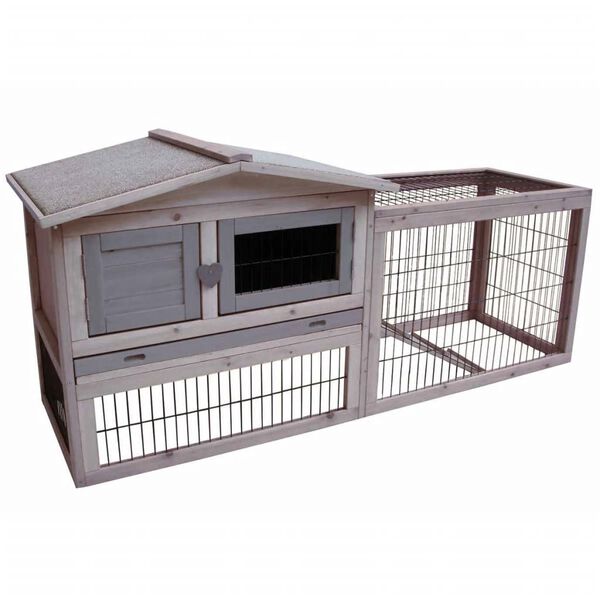 FLAMINGO Kaninchenstall Sunshine Cottage 155 x 53 x 70 cm 201902