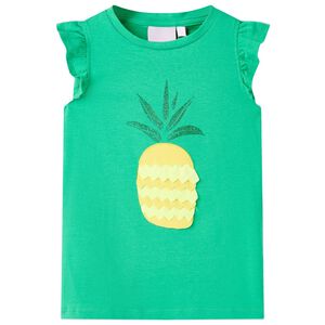 vidaXL Kinder-T-Shirt Gr&uuml;n 116