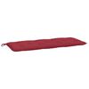 vidaXL Gartenbank-Auflagen 2 Stk. Weinrot 120x50x7 cm Oxford-Gewebe