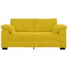 vidaXL Zweisitzer-Sofa Gelb 140 cm Samt