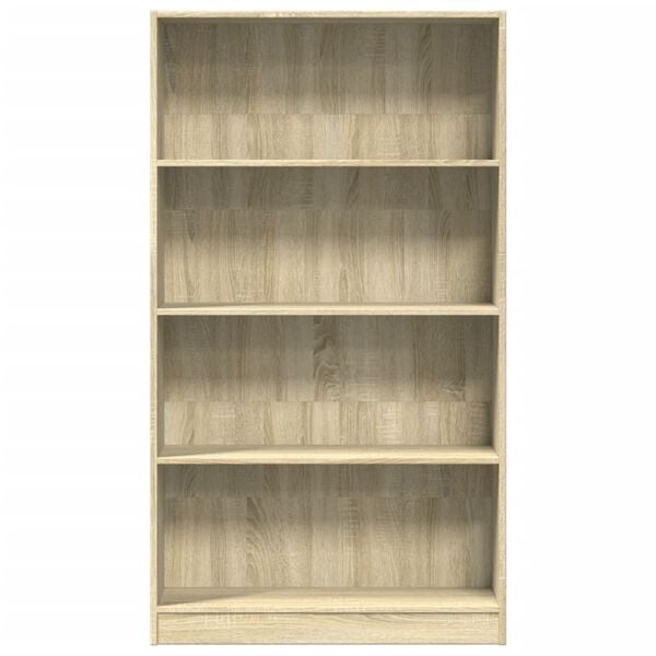 vidaXL Bücherregal Sonoma-Eiche 80x24x143 cm Holzwerkstoff