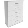 vidaXL Schubladenschrank Holzwerkstoff 71x35x106 cm Wei&szlig;