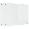 vidaXL K&uuml;chenr&uuml;ckwand 2 Stk. Transparent 80 x 60 cm Geh&auml;rtetes Glas