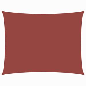 vidaXL Sonnensegel Oxford-Gewebe Rechteckig 3x5 m Terrakotta-Rot