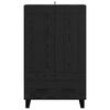 vidaXL Highboard Schwarz Eichen-Optik 69,5 x 31 x 115 cm Holzwerkstoff