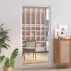 vidaXL Innent&uuml;r 102,5x201,5 cm Wei&szlig; ESG-Glas und Aluminium