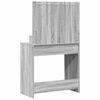 vidaXL Schminktisch Graues Sonoma 75,5 x 41 x 135 cm Holzwerkstoff