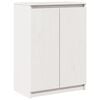 vidaXL Sideboard Wei&szlig; 60x36x84 cm Massivholz Kiefer