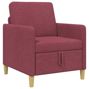 vidaXL Sofa mit Stauraum Weinrot 72 x 78 x 87 cm Polyester