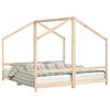 vidaXL Kinderbett 2x(90x190) cm Massivholz Kiefer
