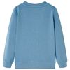 Kinder-Sweatshirt Mittelblau 128