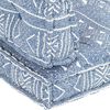 vidaXL Palettensofa-Auflage Indigo Stoff Patchwork