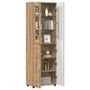 vidaXL Highboard FLORIN Artisan-Eiche 60 x 35 x 182 cm Holzwerkstoff