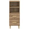 vidaXL Sideboard Artisan-Eiche 34 x 34,5 x 90 cm Holzwerkstoff