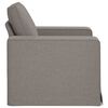 vidaXL Sofa 60cm Taupe Metall