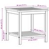 vidaXL Beistelltisch &Ouml;l-Natur 45 x 45 x 45 cm Massivholz Akazie