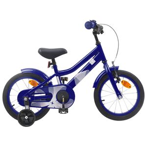 vidaXL Kinderfahrrad 12 Zoll f&uuml;r 2-4 Jahre alt Dunkelblau