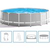 Intex Prism Frame Swimmingpool-Set Rund 457 x 122 cm 26726GN