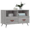 vidaXL TV-Schrank Grau Sonoma 80x36x50 cm Holzwerkstoff