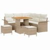 vidaXL Garten-Sofa-Set 8 stk. 7-Sitzanzahl Beige und Creme