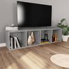 vidaXL B&uuml;cherschrank/TV-Schrank Grau Sonoma 36x30x143 cm Holzwerkstoff