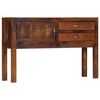 vidaXL Sideboard 118x30x75 cm Massivholz Mango