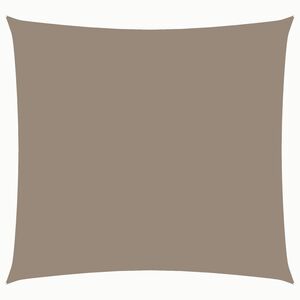 vidaXL Sonnensegel Oxford-Gewebe Quadratisch 3,6x3,6 m Taupe