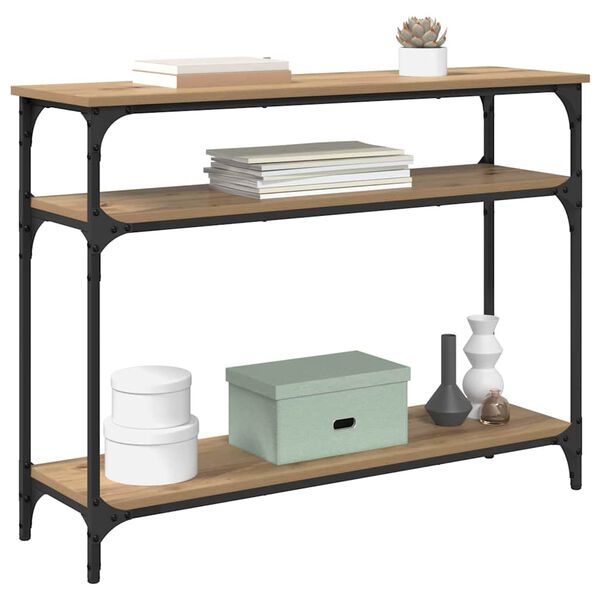 vidaXL Konsolentisch Artisan-Eiche 100 x 29 x 75 cm Holzwerkstoff