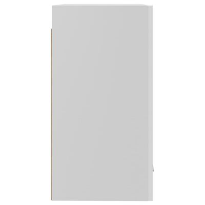 vidaXL Hängeschrank Hochglanz-Weiß 39,5x31x60 cm Holzwerkstoff