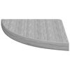 vidaXL Eck-Schweberegale 4 Stk. Betongrau 35x35x3,8 cm MDF