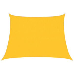 vidaXL Sonnensegel 160 g/m&sup2; Trapezform Gelb 4/5x3 m HDPE