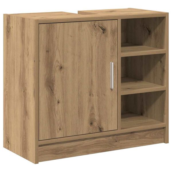 vidaXL Badezimmerschrank Artisan-Eiche 63 x 29 x 55 cm Holzwerkstoff