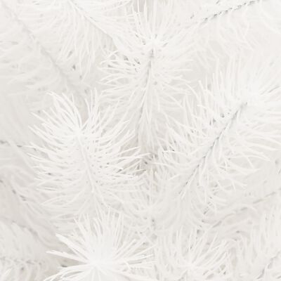 vidaXL Künstlicher Weihnachtsbaum Naturgetreue Nadeln Weiß 65 cm