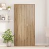 vidaXL Hochschrank Artisan-Eiche 80 x 39 x 178 cm Holzwerkstoff