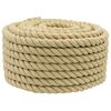 vidaXL Bootsseil 18 mm 100 m Natur